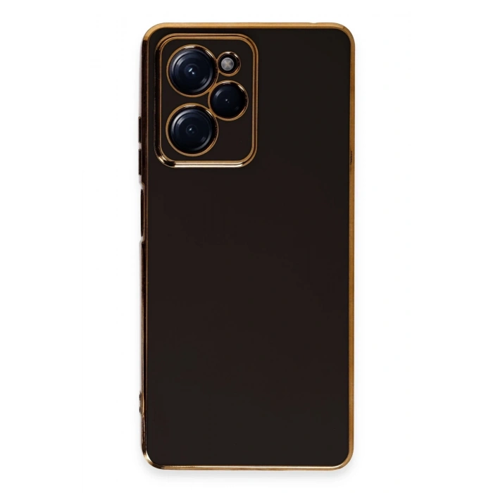 Mey İthalat®   Poco X5 Pro 5G Kılıf Volet Silikon - Siyah