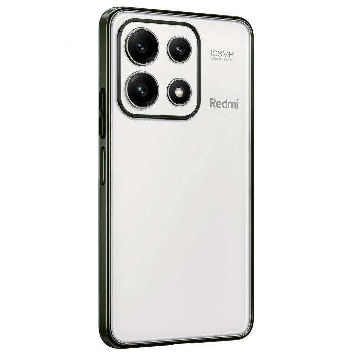 Mey İthalat®   Poco X6 Pro Kılıf  Lensli Silikon - Yeşil
