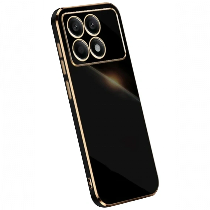 Mey İthalat®   Poco X6 Pro Kılıf Volet Silikon - Siyah