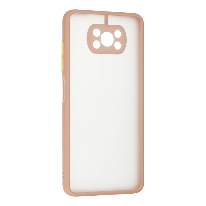 Mey İthalat®   Pocophone X3 Kılıf Montreal Silikon Kapak - Pembe