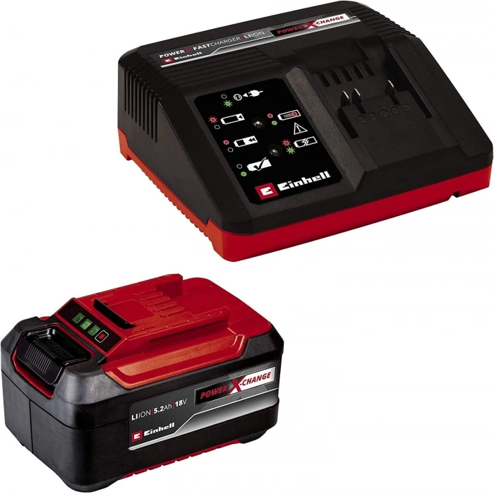 Mey İthalat®  Power X-Change 5,2 Ah Akü ve Şarj Cihazı Seti
