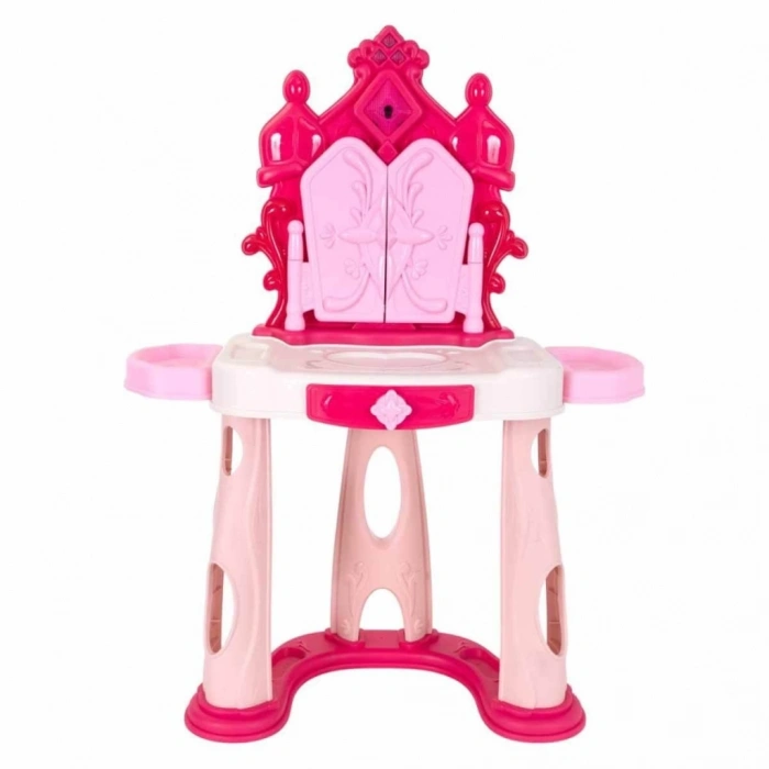 Mey İthalat® Pretty Pinky Işıklı ve Sesli Makyaj Masası Oyun Seti