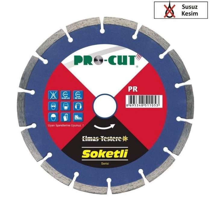 Mey İthalat® Procut A 180 mm Soketli Elmas Testere