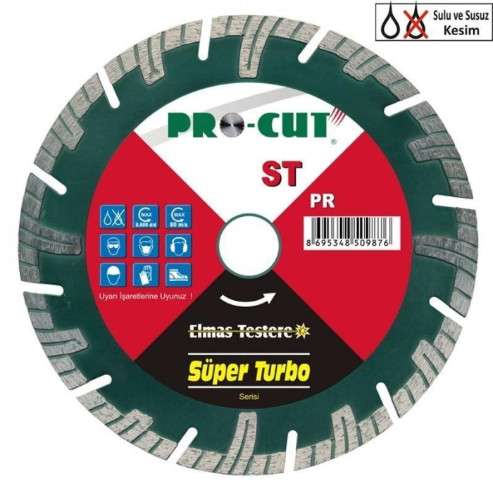 Mey İthalat® Procut ST 180 mm Süper Turbo Elmas Testere