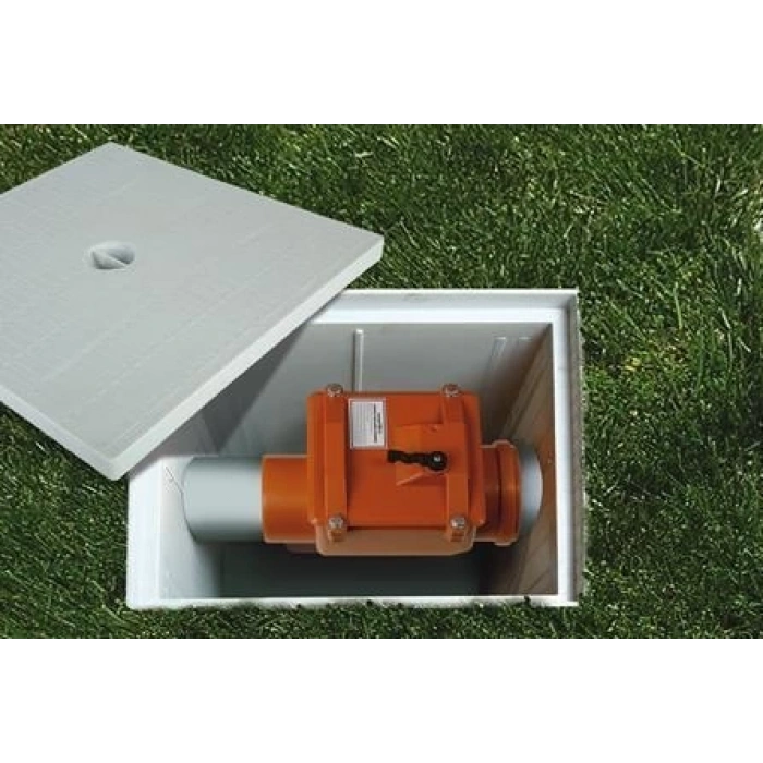 Mey İthalat® PVC Pissu Atıksu Çekvalfi 125 mm Kilitli