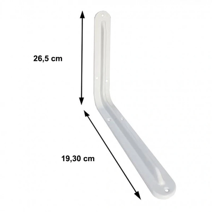 Mey İthalat® Raf Altı 8x10 mm Beyaz