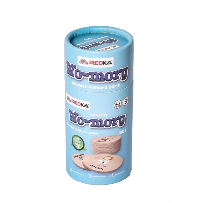 Mey İthalat® RD5644  Wo-mory Ahşap Hafıza Oyunu