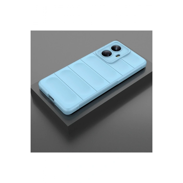 Mey İthalat®  Realme 10 Pro 5G Kılıf Optimum Silikon - Sky Blue
