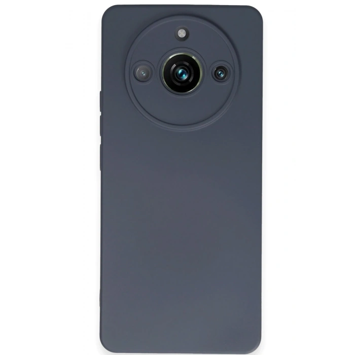 Mey İthalat®  Realme 11 Pro Kılıf Nano içi Kadife Silikon - Gri