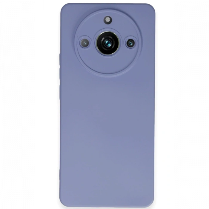 Mey İthalat®  Realme 11 Pro Kılıf Nano içi Kadife Silikon - Lila