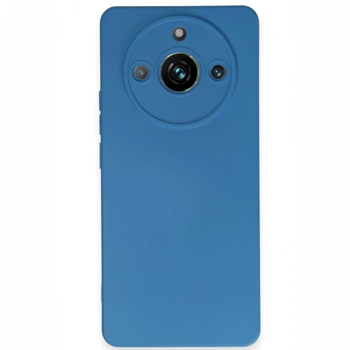 Mey İthalat®  Realme 11 Pro Kılıf Nano içi Kadife Silikon - Mavi