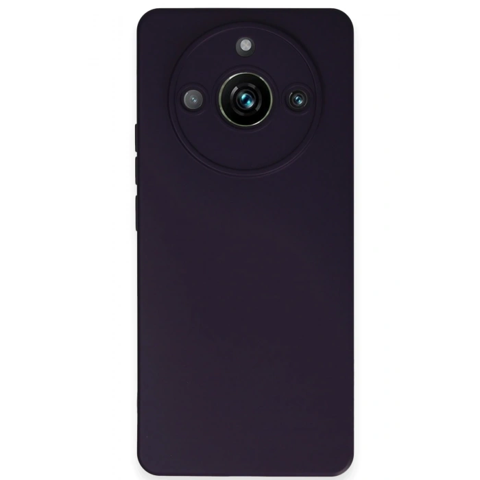 Mey İthalat®  Realme 11 Pro Kılıf Nano içi Kadife Silikon - Mor