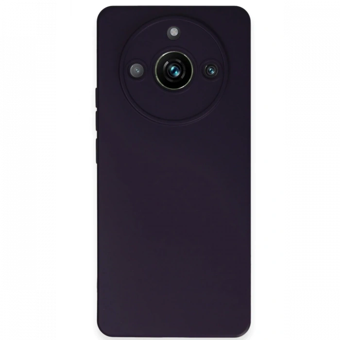 Mey İthalat®  Realme 11 Pro Kılıf Nano içi Kadife Silikon - Mor