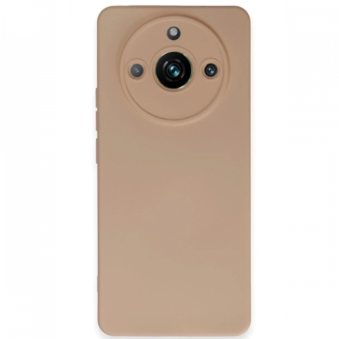 Mey İthalat®  Realme 11 Pro Kılıf Nano içi Kadife Silikon - Pudra