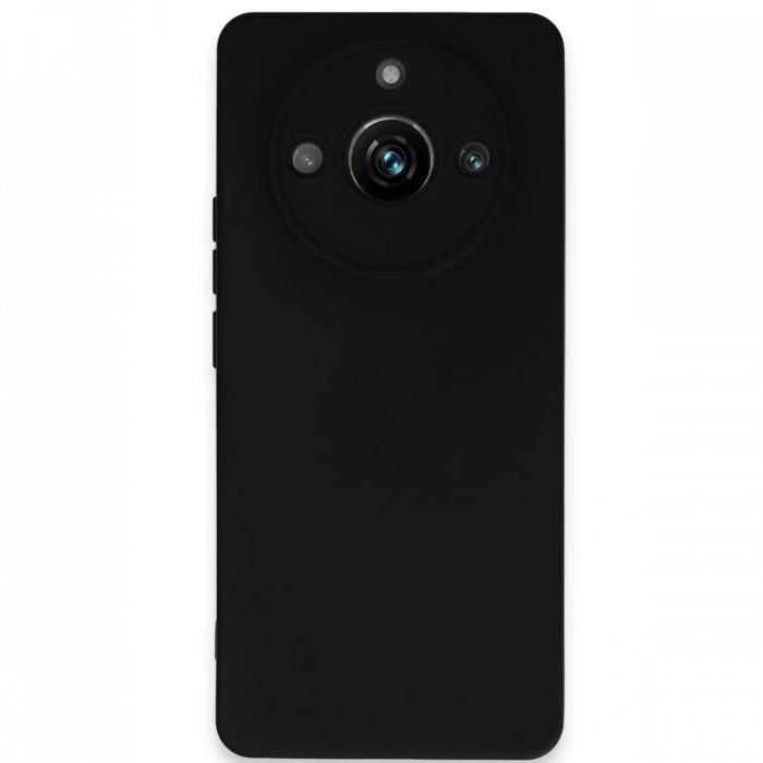 Mey İthalat®  Realme 11 Pro Kılıf Nano içi Kadife Silikon - Siyah