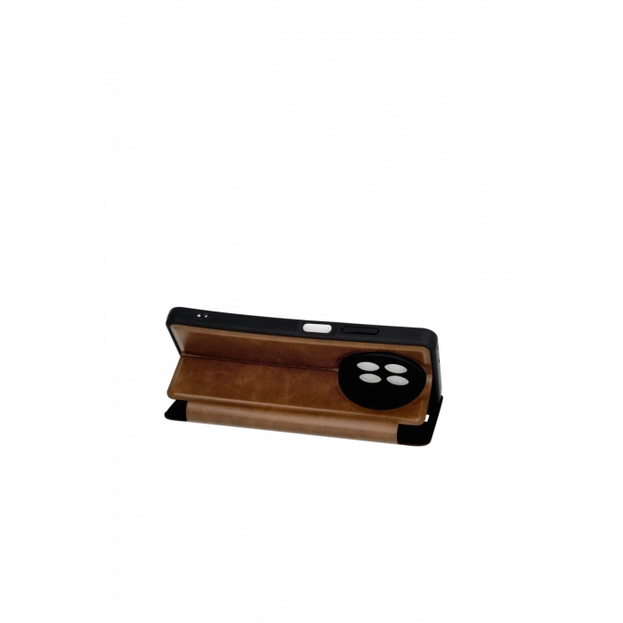 Mey İthalat®  Realme 12 5G Kılıf Flip Cover - Taba