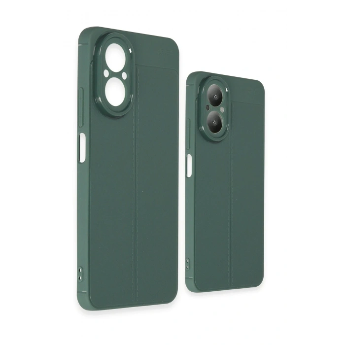 Mey İthalat®  Realme 12 Lite Kılıf Auto Focus Kapak - Koyu Yeşil