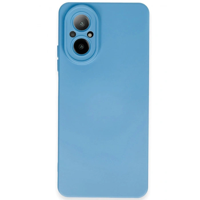 Mey İthalat®  Realme 12 Lite Kılıf Nano içi Kadife Silikon - Mavi