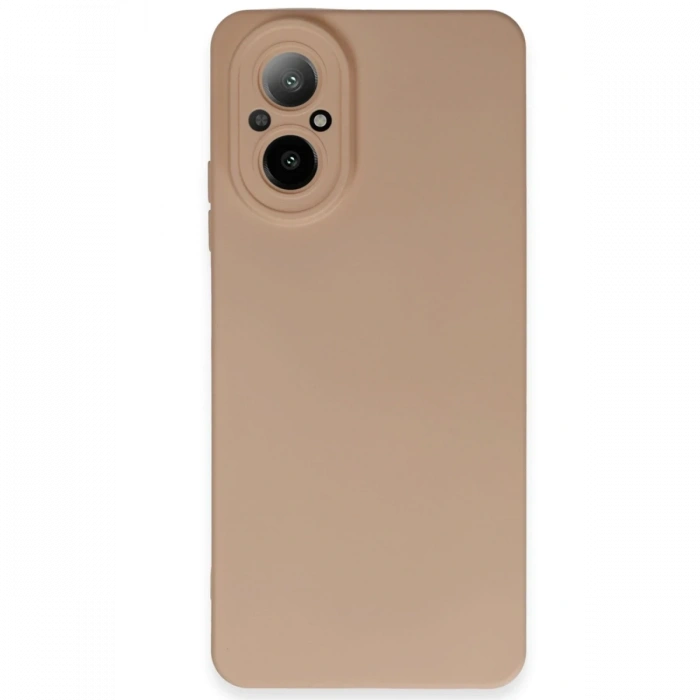 Mey İthalat®  Realme 12 Lite Kılıf Nano içi Kadife Silikon - Pudra
