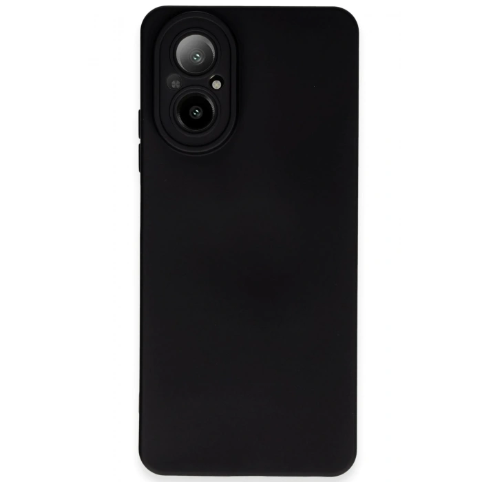 Mey İthalat®  Realme 12 Lite Kılıf Nano içi Kadife Silikon - Siyah