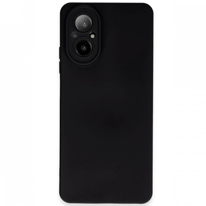 Mey İthalat®  Realme 12 Lite Kılıf Nano içi Kadife Silikon - Siyah