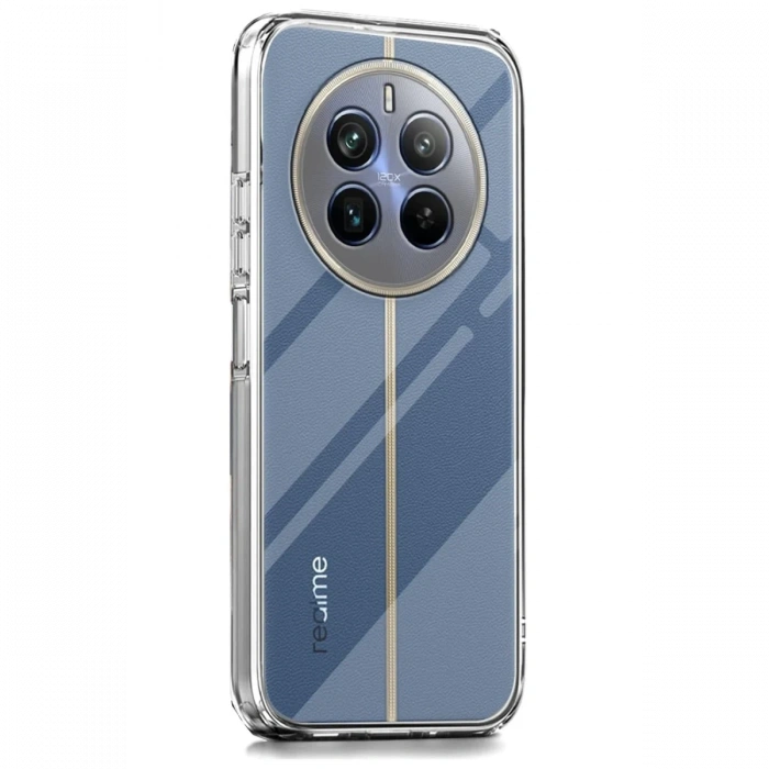 Mey İthalat®  Realme 12 Pro Plus Kılıf Lüx Şeffaf Silikon