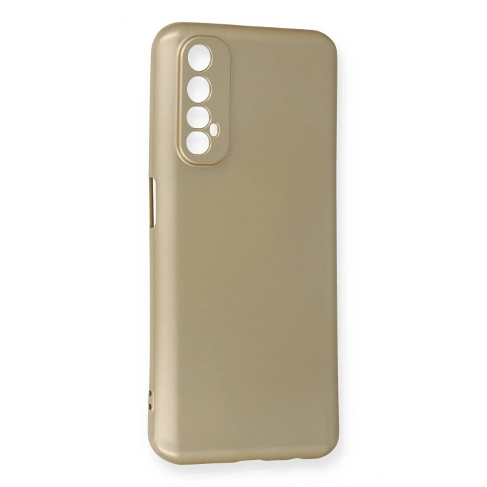 Mey İthalat®  Realme 7 Kılıf First Silikon - Gold