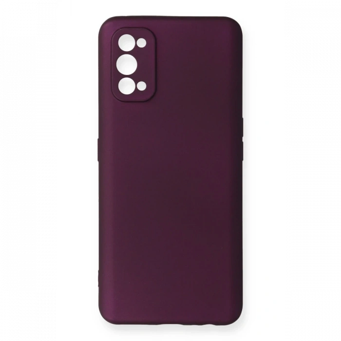 Mey İthalat®  Realme 7 Pro Kılıf First Silikon - Mürdüm