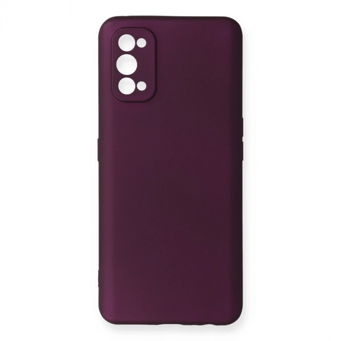 Mey İthalat®  Realme 7 Pro Kılıf First Silikon - Mürdüm