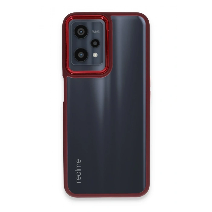Mey İthalat®  Realme 9 Pro 5G Kılıf Dora Kapak - Kırmızı