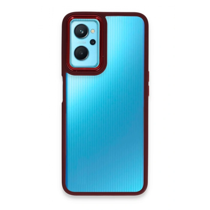 Mey İthalat®  Realme 9i 4G Kılıf Dora Kapak - Kırmızı