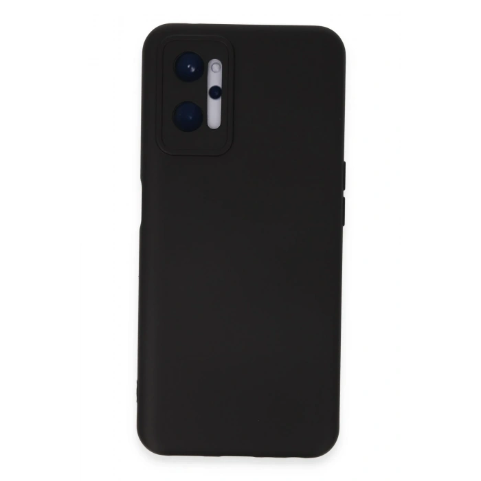 Mey İthalat®  Realme 9i 4G Kılıf Nano içi Kadife Silikon - Siyah