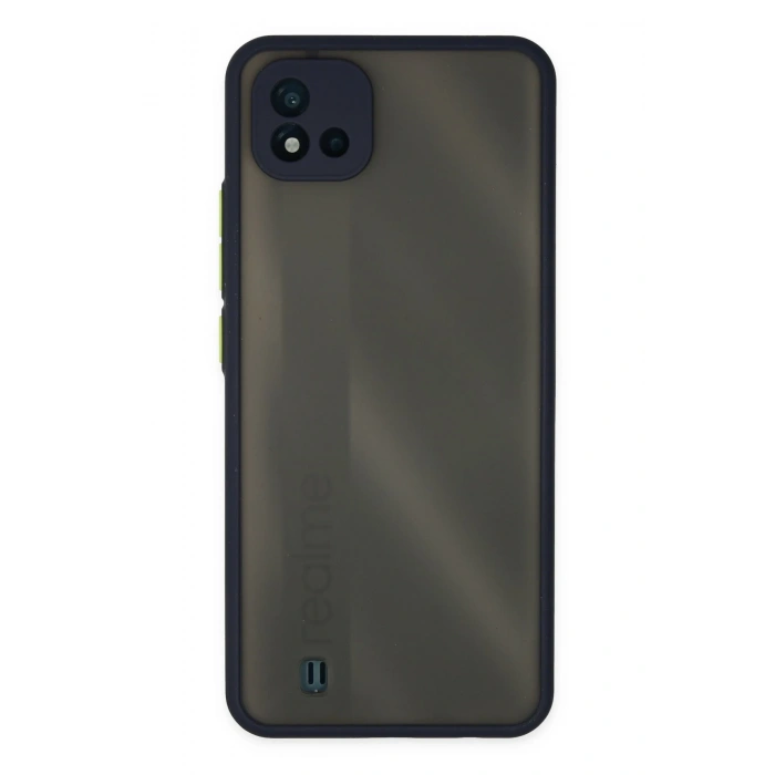 Mey İthalat®  Realme C11 2021 Kılıf Montreal Silikon Kapak - Lacivert