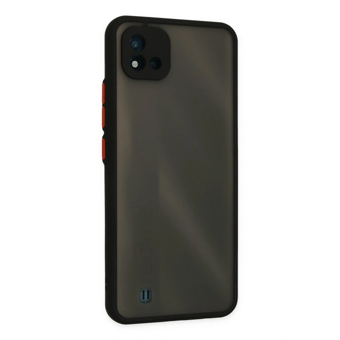 Mey İthalat®  Realme C11 2021 Kılıf Montreal Silikon Kapak - Siyah