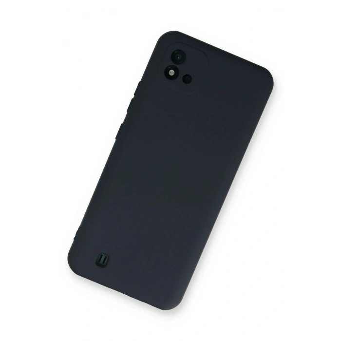 Mey İthalat®  Realme C11 2021 Kılıf Nano içi Kadife Silikon - Lacivert