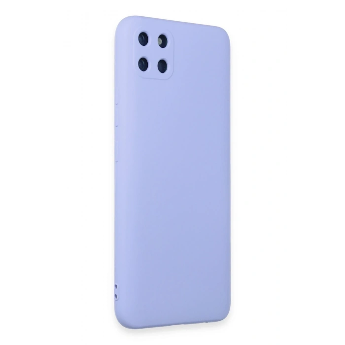 Mey İthalat®  Realme C11 Kılıf Nano içi Kadife Silikon - Lila
