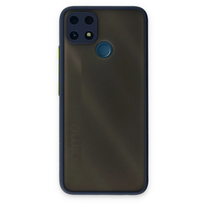 Mey İthalat®  Realme C25 Kılıf Montreal Silikon Kapak - Lacivert