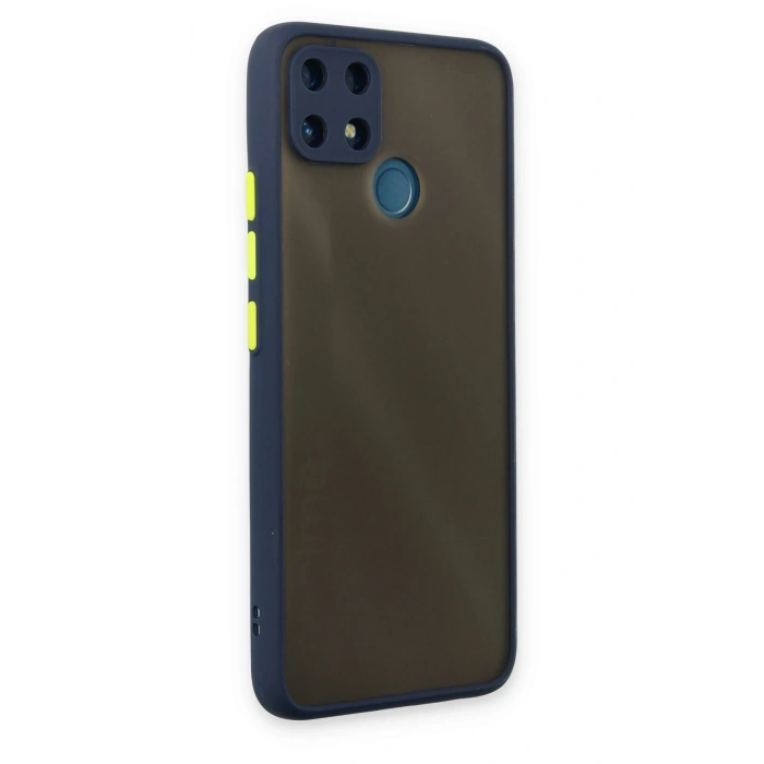 Mey İthalat®  Realme C25 Kılıf Montreal Silikon Kapak - Lacivert