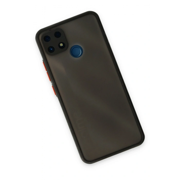 Mey İthalat®  Realme C25 Kılıf Montreal Silikon Kapak - Siyah