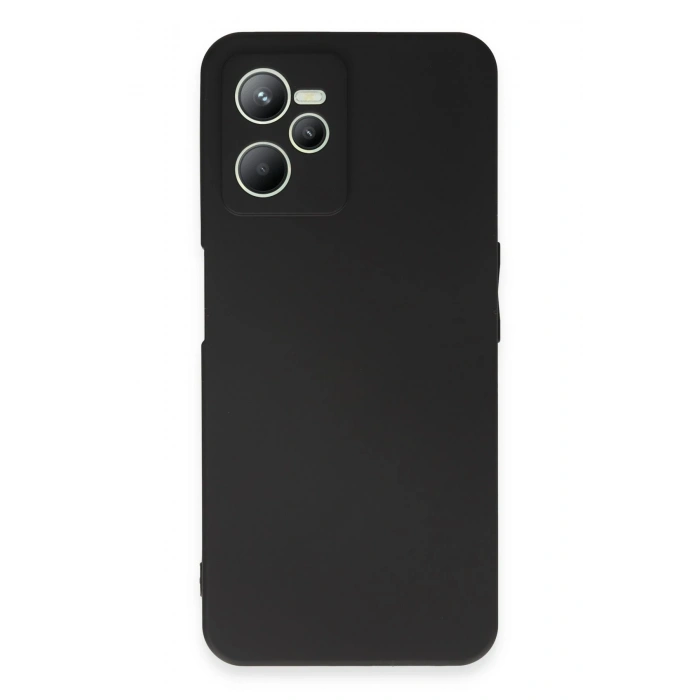Mey İthalat®  Realme C35 Kılıf First Silikon - Siyah