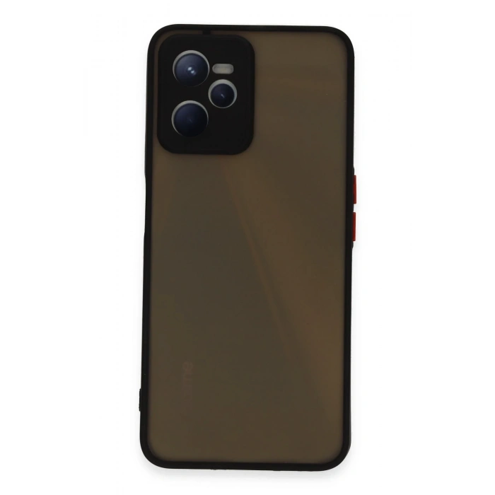 Mey İthalat®  Realme C35 Kılıf Montreal Silikon Kapak - Siyah