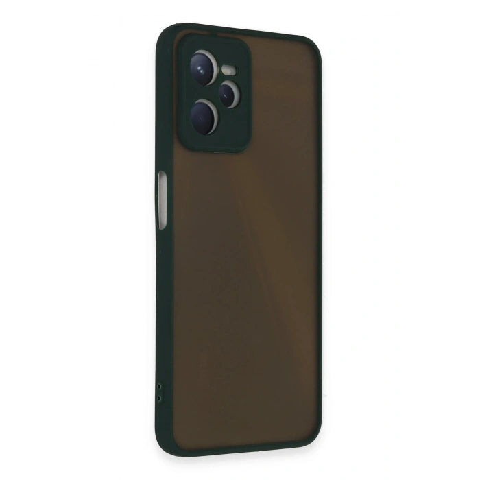 Mey İthalat®  Realme C35 Kılıf Montreal Silikon Kapak - Yeşil