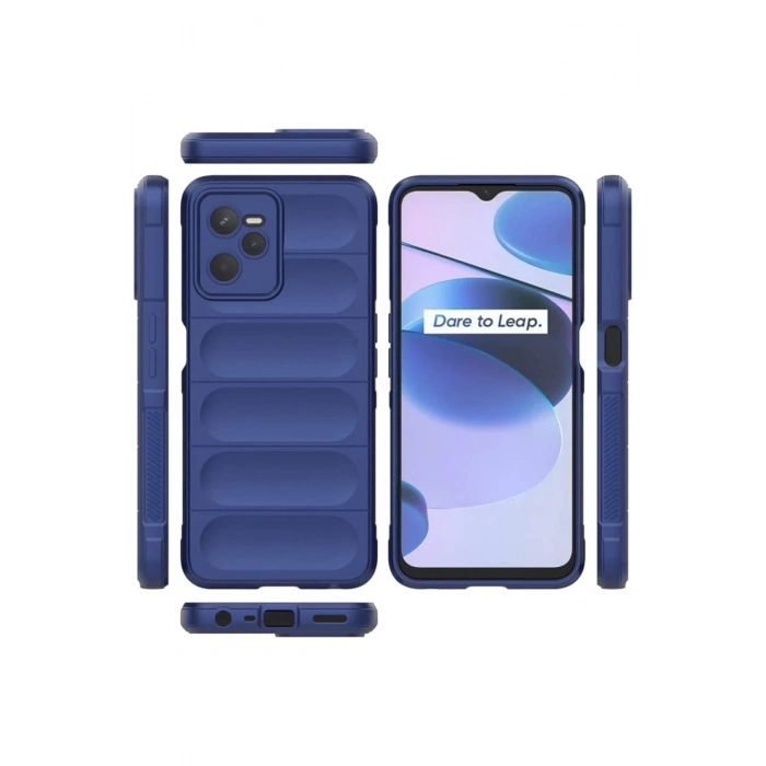 Mey İthalat®  Realme C35 Kılıf Optimum Silikon - Lacivert