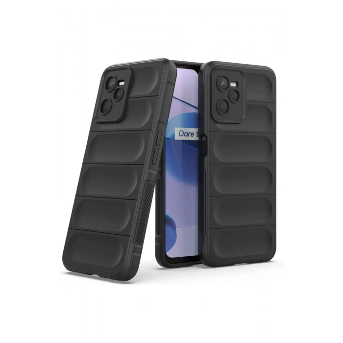 Mey İthalat®  Realme C35 Kılıf Optimum Silikon - Siyah