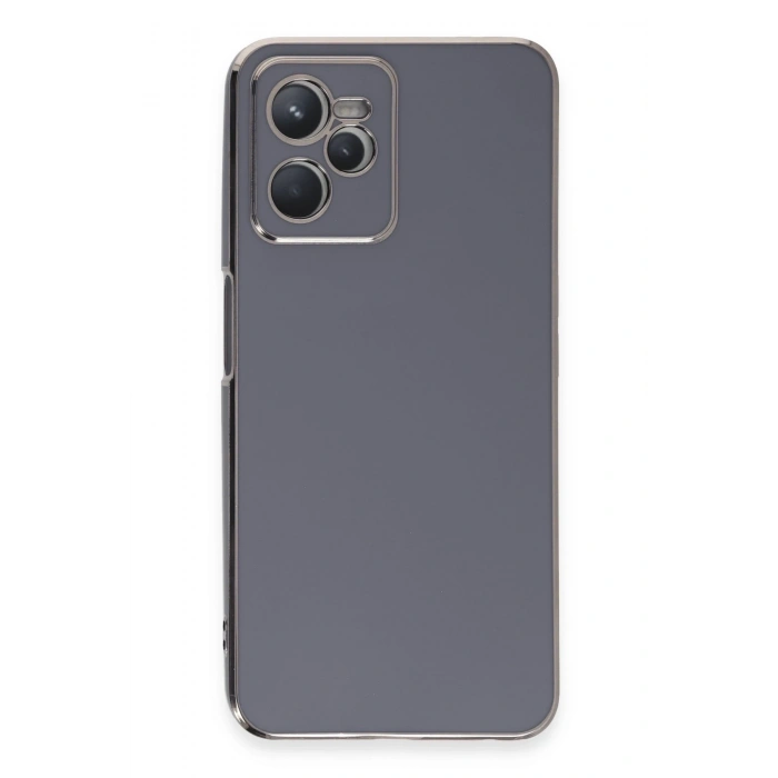 Mey İthalat®  Realme C35 Kılıf Volet Silikon - Mavi