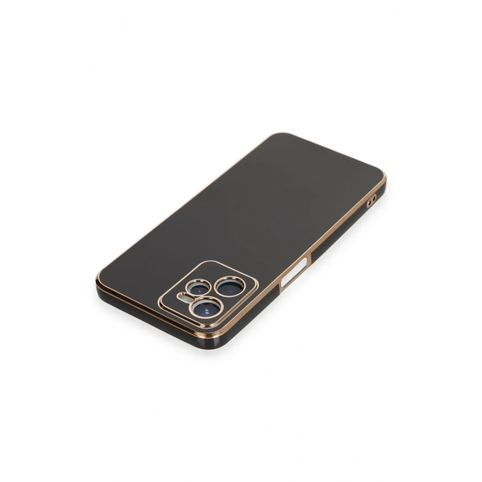 Mey İthalat®  Realme C35 Kılıf Volet Silikon - Siyah