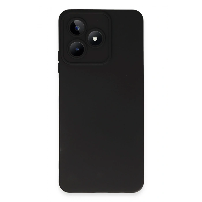 Mey İthalat®  Realme C53 Kılıf Nano içi Kadife Silikon - Siyah