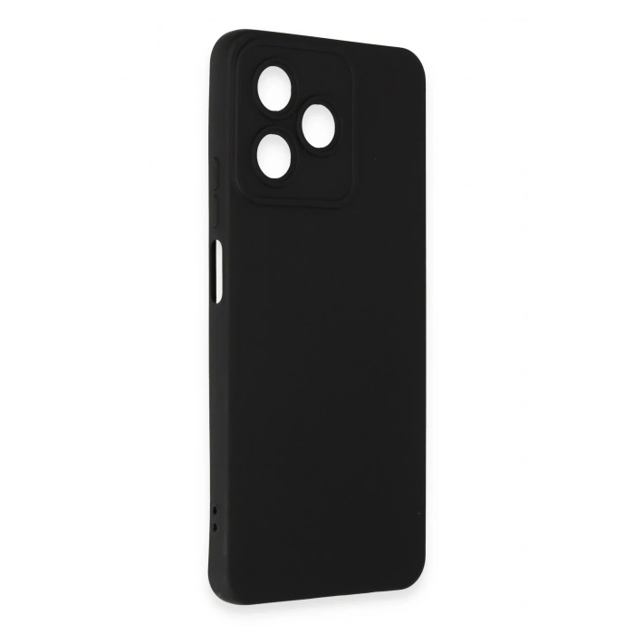 Mey İthalat®  Realme C53 Kılıf Nano içi Kadife Silikon - Siyah