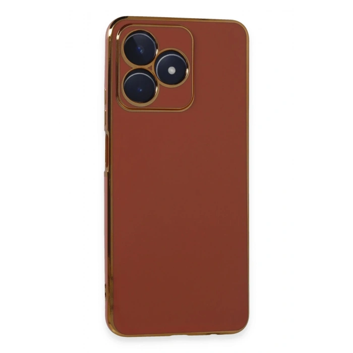 Mey İthalat®  Realme C53 Kılıf Volet Silikon - Kırmızı