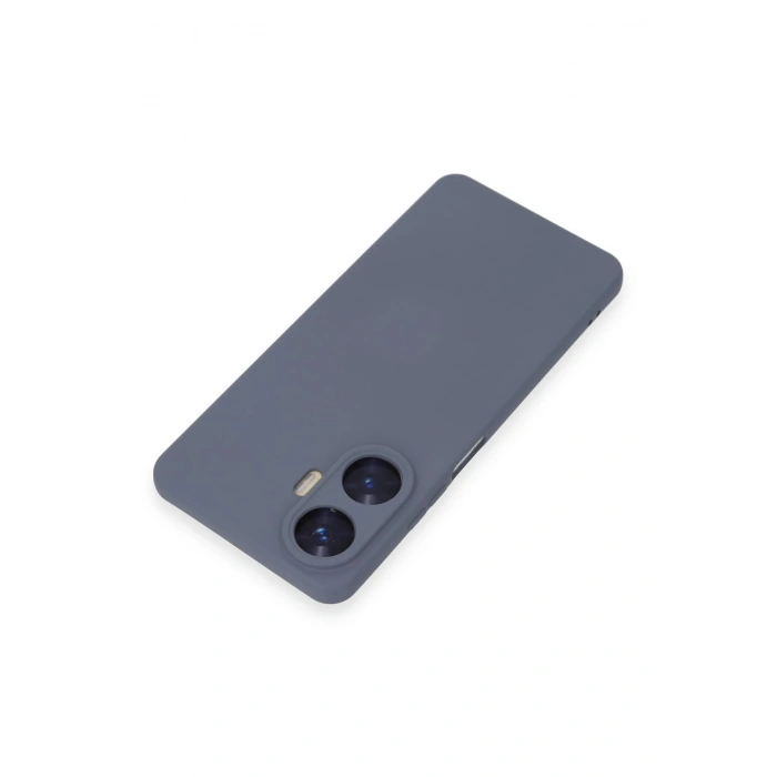 Mey İthalat®  Realme C55 Kılıf Nano içi Kadife Silikon - Gri